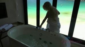 Kenzie fucks you in the bath with a view.