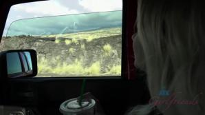 You take Riley to the beach and watch a romantic sunset.